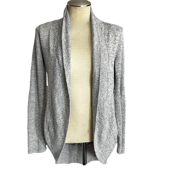 Aeropostale Cardigan PS Grey Round Hem Womens Open Front Sweater Sz Petite Small - Picture 1 of 10